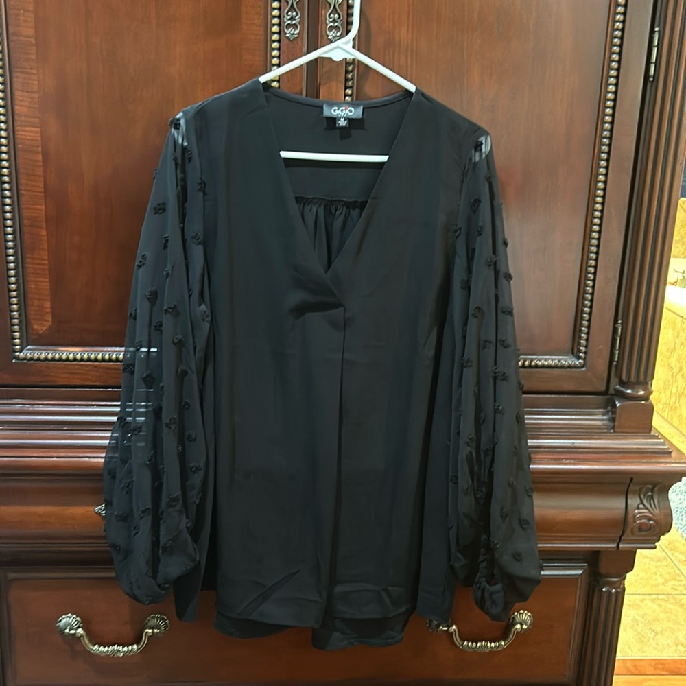 Dressy black tunic